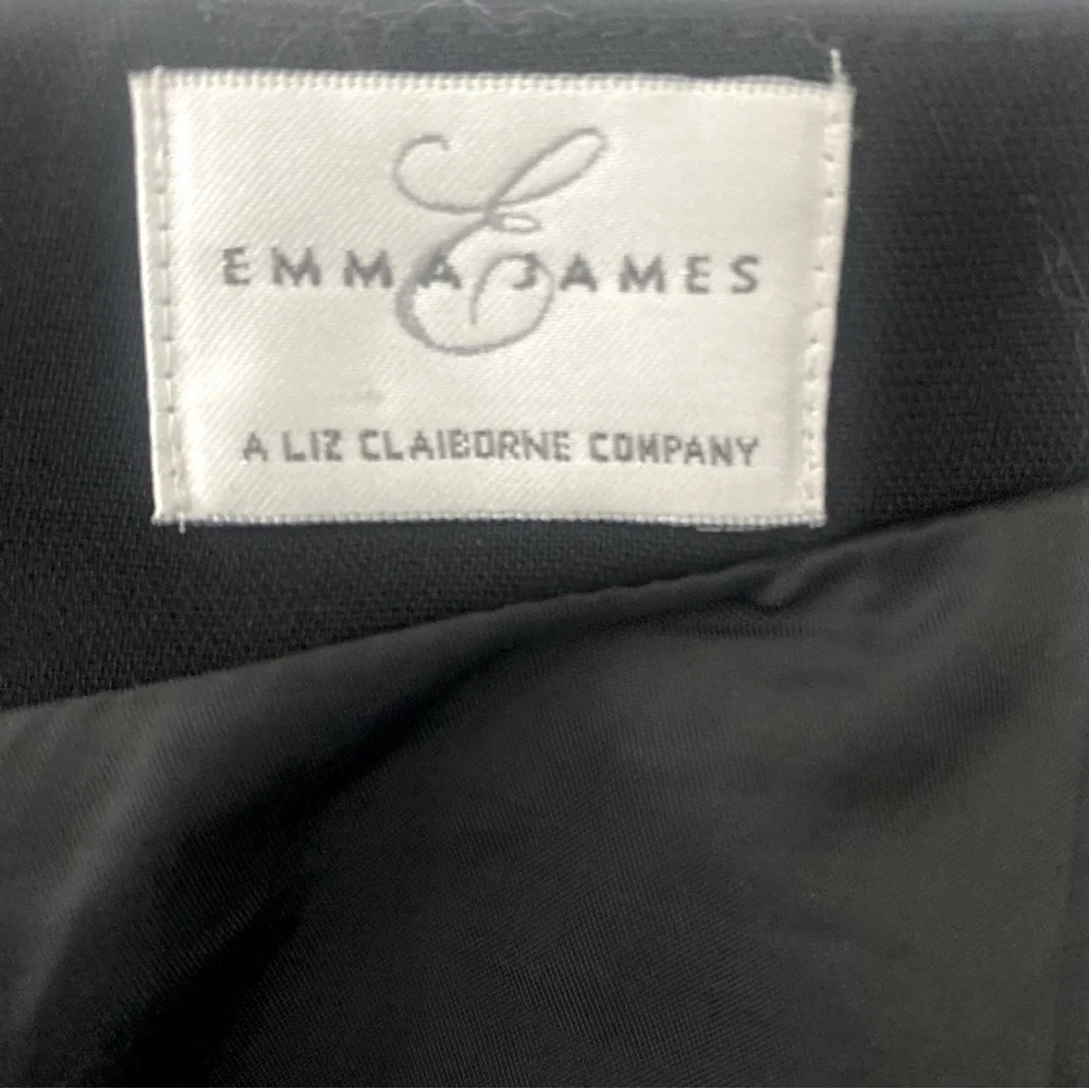 Emma & James Black Skirt with Inside Lining Size 10